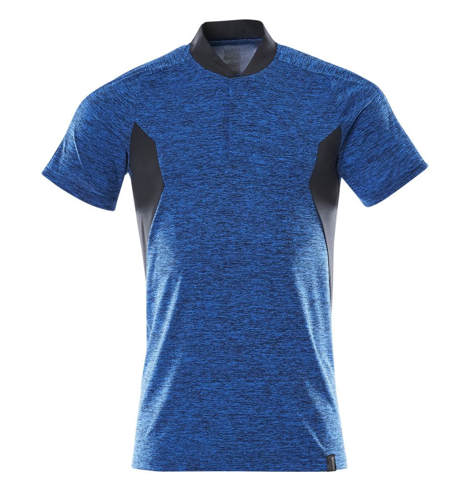 Polo-Shirt ACCELERATE Azurblau/Schwarzblau 5XLONE