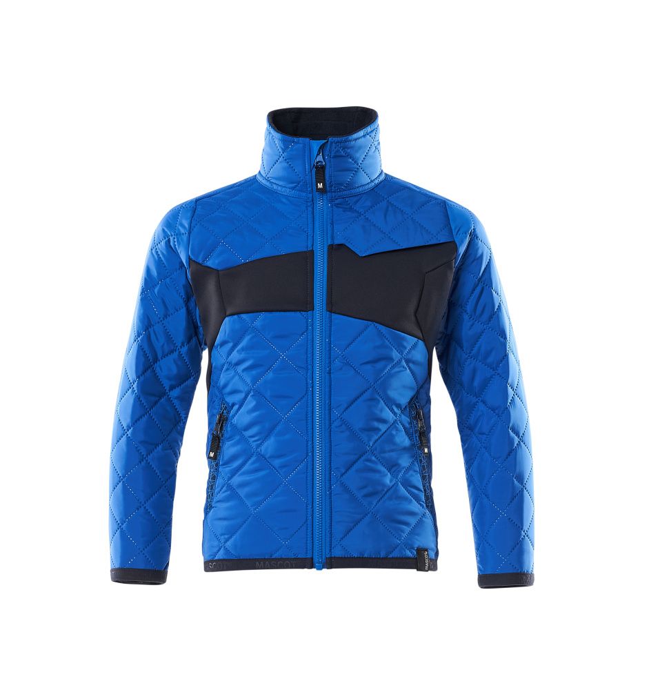 Thermojacke für Kinder ACCELERATE Azurblau/Schwarzblau 104