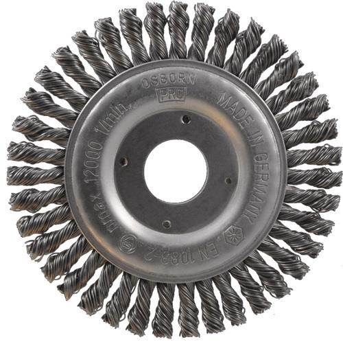 Pipelinebürste D.115mm Drahtstärke 0,5mm STA 6mm 12500min-¹ OSBORN