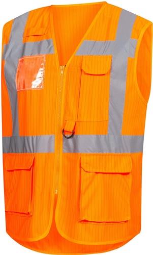 Warnweste 7118 Gr.2XL neonorange EN ISO 13688/EN ISO 20471/EN 1149 NITRAS