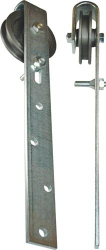 Schiebetorrolle m.Bügel 105mm STA verz.75kg 11/13mm HBS-BETZ