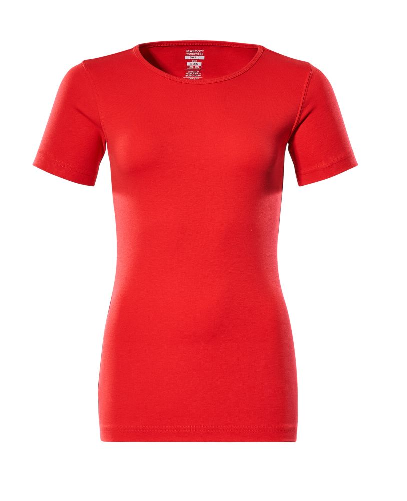 Damen-Passform T-Shirt CROSSOVER Verkehrsrot L