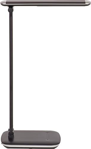 Schreibtischleuchte Alu./Ku.schwarz H.425mm m.Standfuß LED MAUL