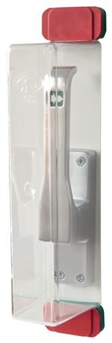 Fluchttürhaube Typ D2 Sicherung v.Treibriegeln Macrolon-Kunststoff transp.GFS