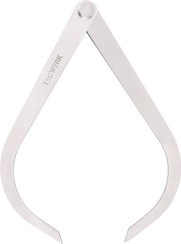 Greifzirkel L.200mm m.Nietscharnier TECWERK