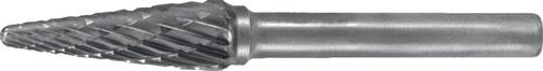Frässtift SKM D.12mm Kopf-L.25mm Schaft-D.6mm HM Verz.Kreuz TECWERK