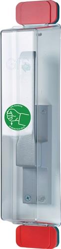 Fluchttürhaube Typ E Sicherung v.Treibriegeln Macrolon-Kunststoff transp.GFS
