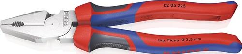 Kraftkombizange L.225mm verchr.Comfort-Griff KNIPEX
