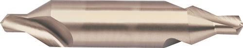 Zentrierbohrer DIN 333 Form A D.1,25mm HSS TiN re.TECWERK