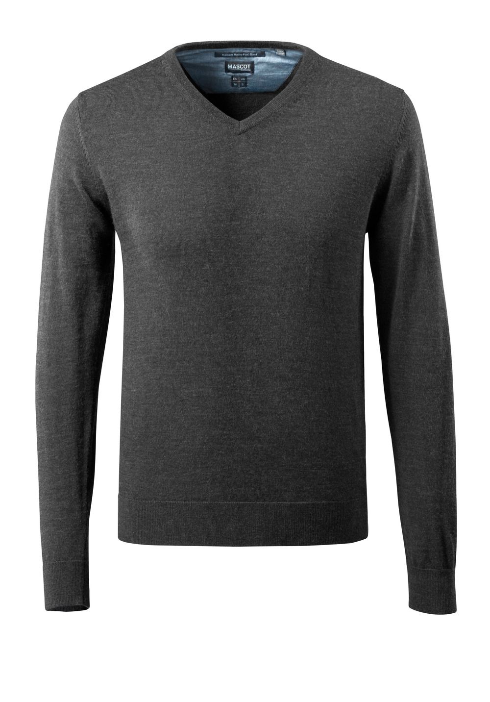 Strickpullover FRONTLINE Dunkelanthrazit/Hellgrau-meliert 3XL