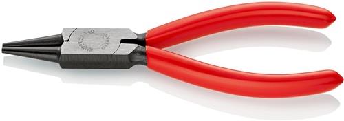 Rundzange L.140mm Kopf pol.Ku.-Überzug KNIPEX
