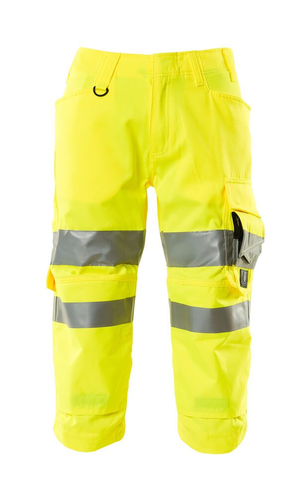 Dreiviertel-Hose mit Knietaschen SAFE SUPREME Hi-vis Gelb C44