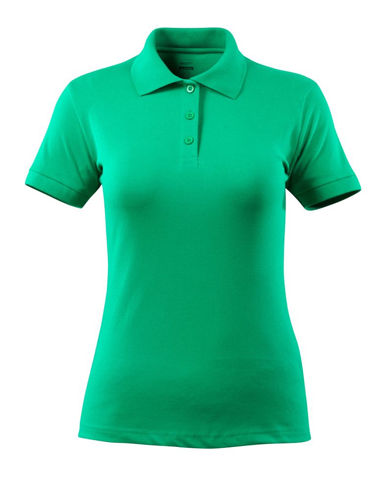 Damen-Passform Polo-Shirt CROSSOVER Grasgrün L