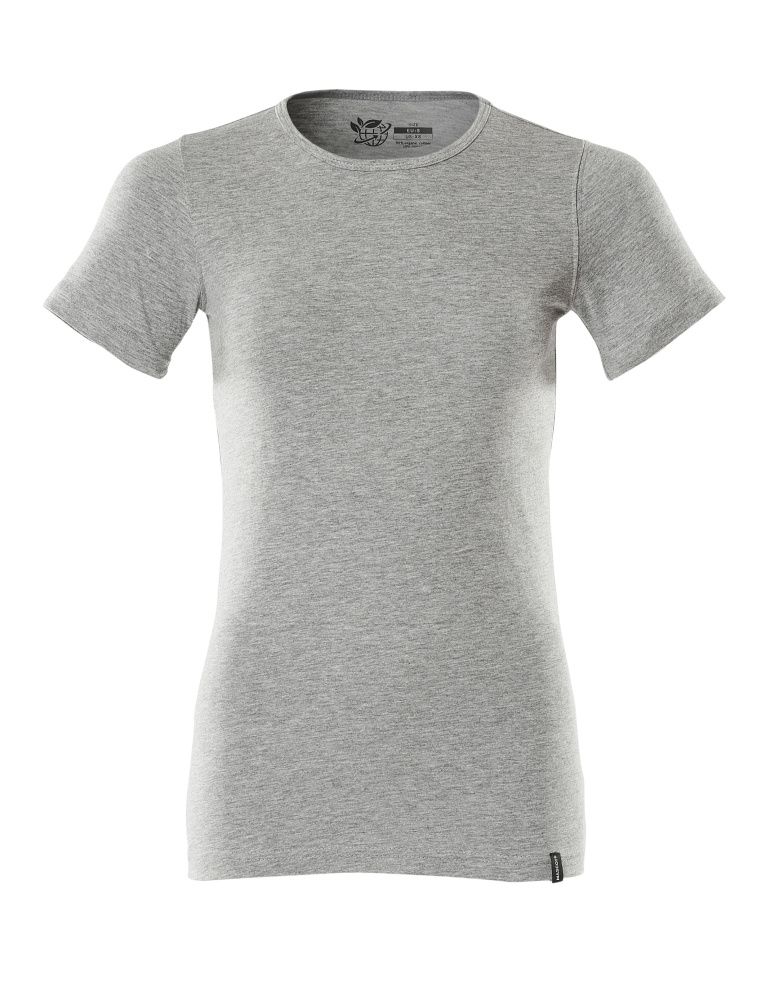 Damen-Passform T-Shirt CROSSOVER Grau-meliert 2XLONE
