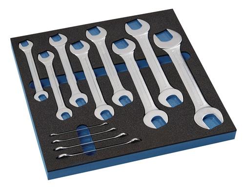 Werkzeugmodul 12-tlg.2/3-Modul Schlüsswelweiten 6x7-30x32mm TECWERK