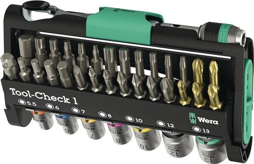 Bit-/Steckschlüsselset Tool-Check 1 38-tlg.WERA