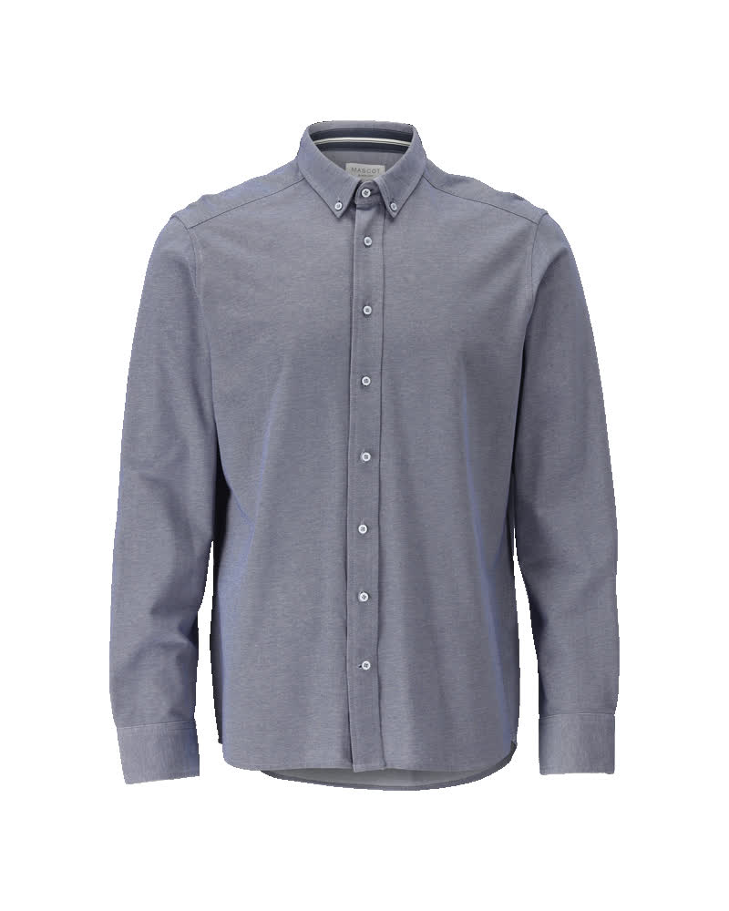 Hemd FRONTLINE Blau-meliert 39-40