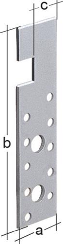 Holz-Eisen-Anker Abm.160x40x4mm sdmverz.GAH