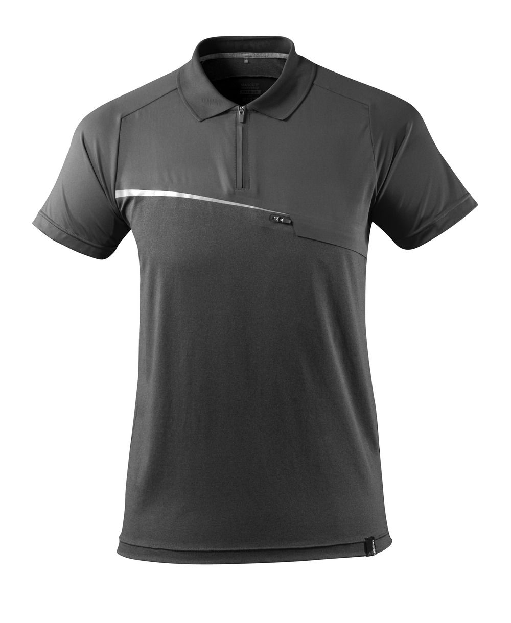 Polo-Shirt mit Brusttasche ADVANCED Dunkelanthrazit 2XL