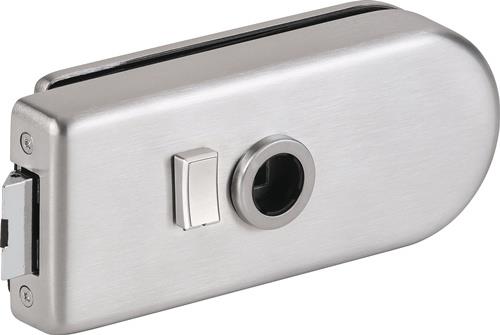 Glastürschloss Venezia 6086F Alu.VA ma (60) WC Drückerposition hinten