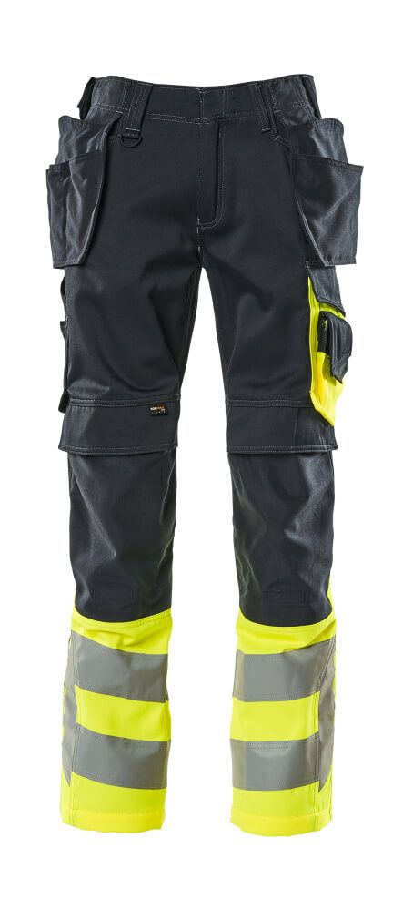 Hose mit Hängetaschen SAFE SUPREME Schwarzblau/Hi-vis Gelb 76C46