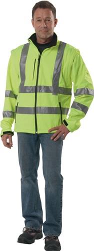Warnschutz-Softshelljacke Gr.XXL gelb PREVENT