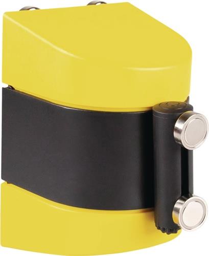 Gurtkassette gelb f.Gurt-L.4,6m gelb/schwarz beids.magn.