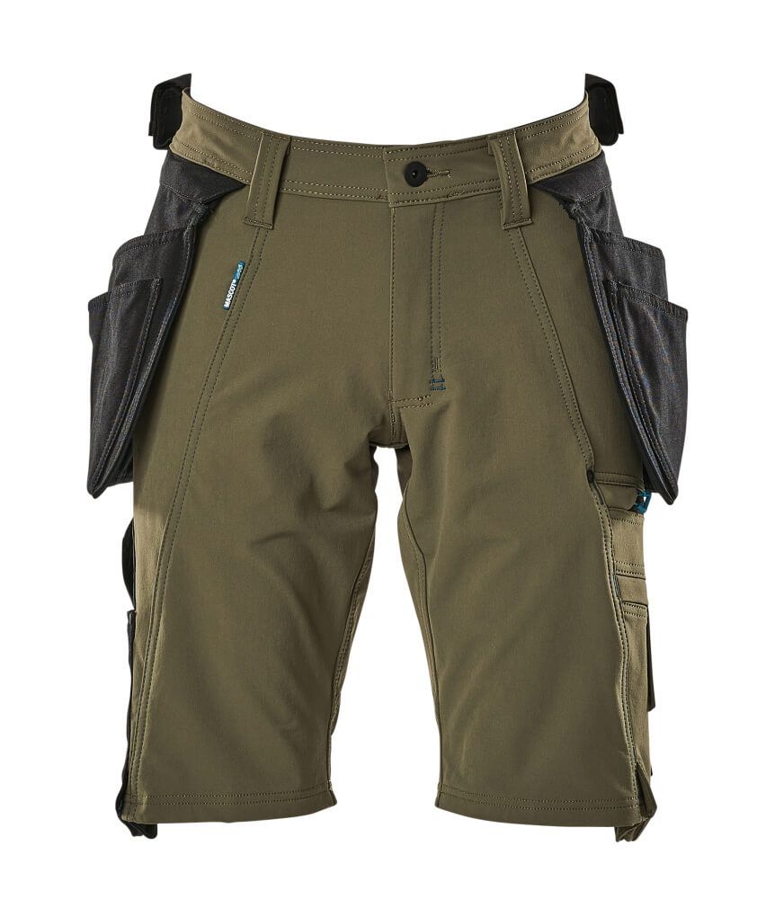 Shorts mit Hängetaschen ADVANCED Moosgrün C51