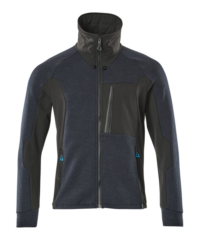 Sweatshirt mit Reißverschluss ADVANCED Schwarzblau/Schwarz L