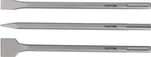 Einsteckwerkzeugset SDS-max 3-tlg.L.400mm TECWERK