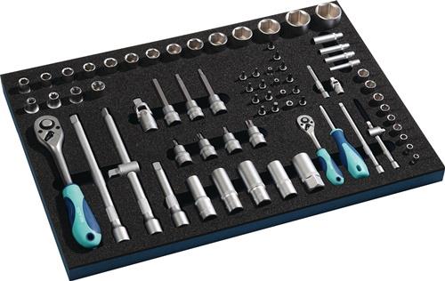 Werkzeugmodul 71-tlg.3/3-Modul Steckschlü.TECWERK
