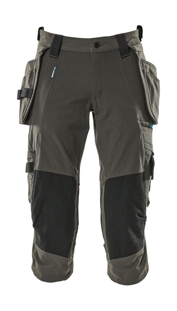 Dreiviertel-Hose mit Hängetaschen ADVANCED Dunkelanthrazit C42