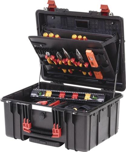 Werkzeugkoffer XL 2 electric 60-tlg.Trolley f.Elektriker WIHA