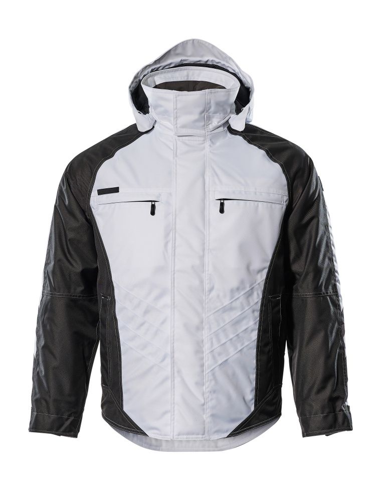 Winterjacke UNIQUE Weiß/Dunkelanthrazit L