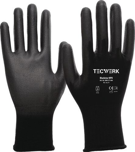 Handschuhe Blackstar NPU Gr.11 (XXXL) schwarz EN 388 PSA II TECWERK