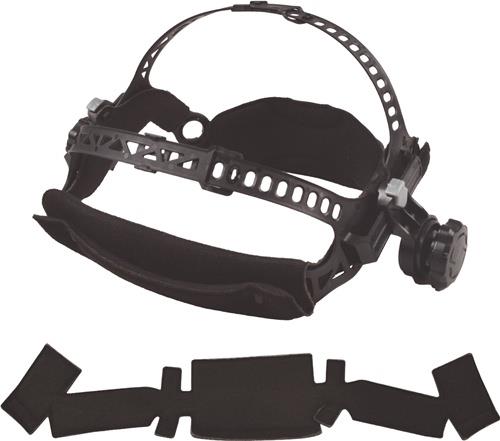 Kopfband Weldmaster Wide² inkl.Stirnschweißband schwarz/grau JAS
