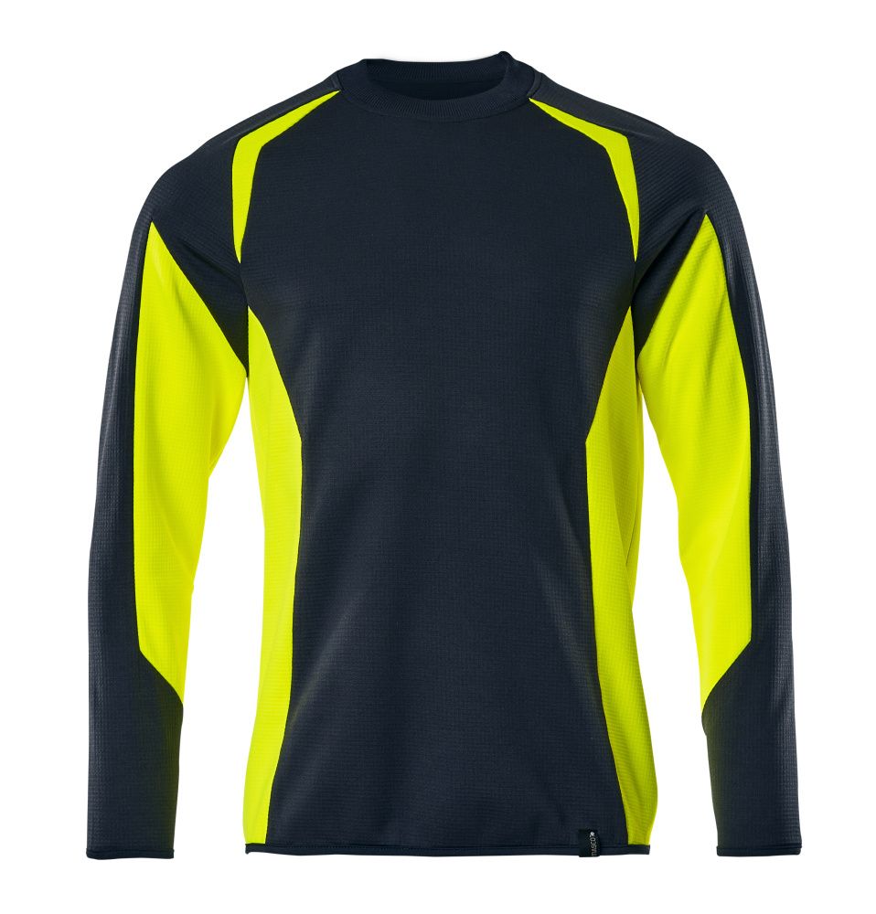 Sweatshirt ACCELERATE SAFE Schwarzblau/Hi-vis Gelb 5XL