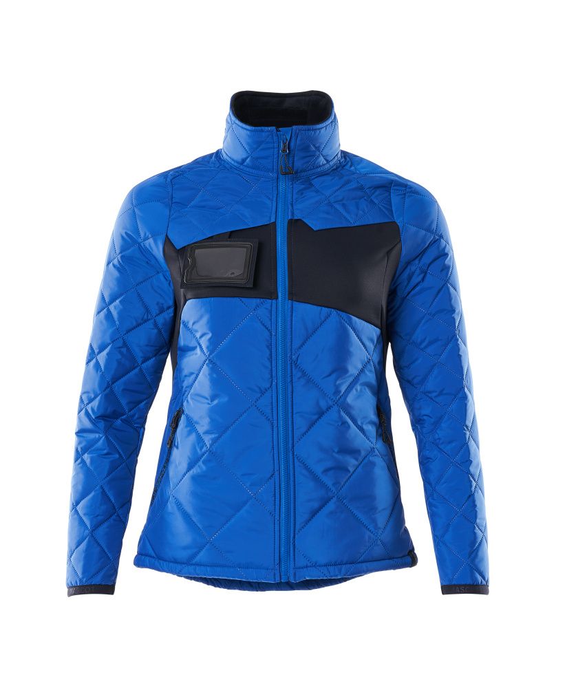 Damen-Passform Thermojacke ACCELERATE Azurblau/Schwarzblau 5XL