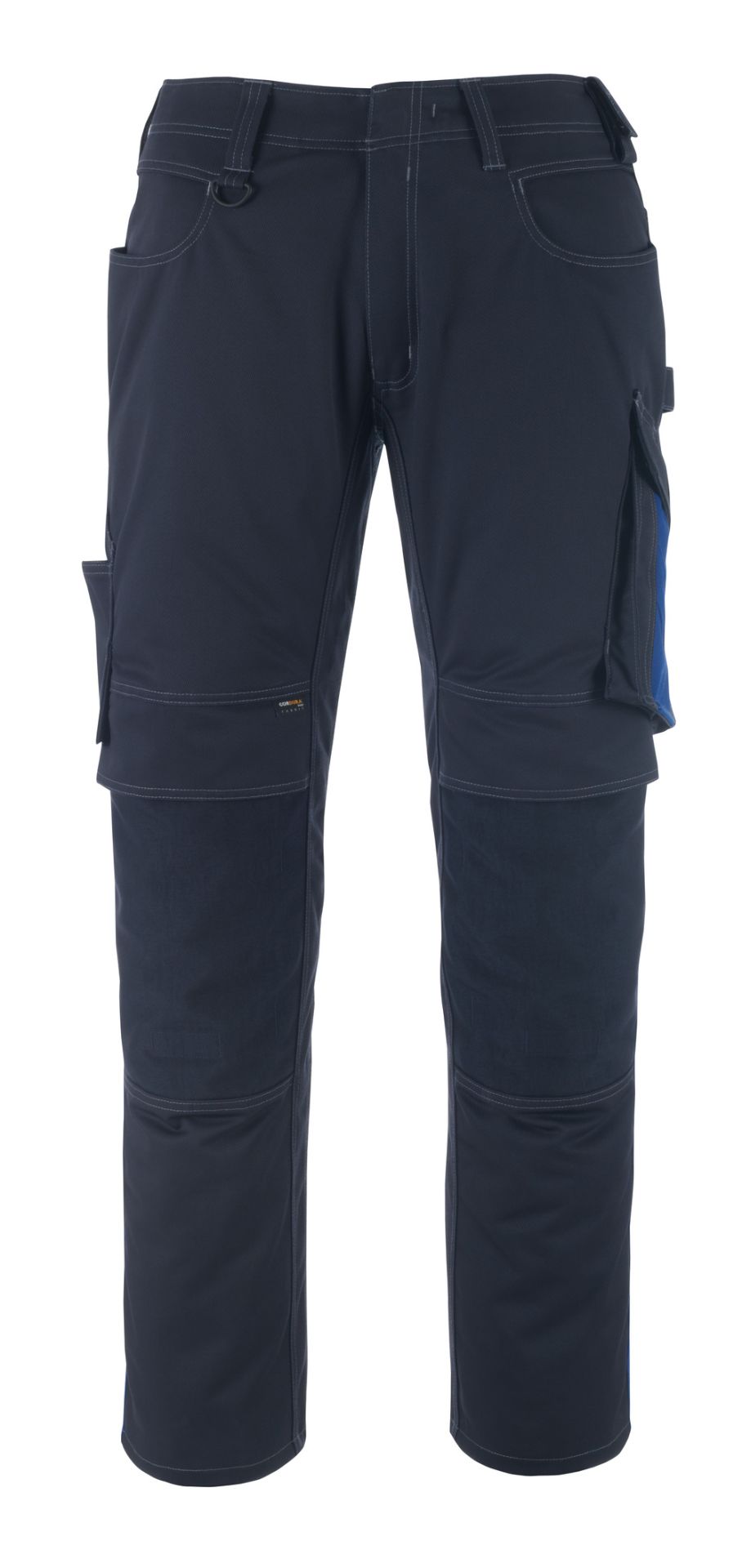 Hose mit Knietaschen UNIQUE Schwarzblau/Kornblau 76C54