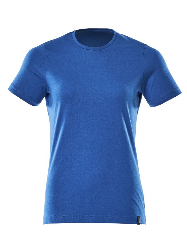 Damen-Passform T-Shirt CROSSOVER Azurblau 2XLONE