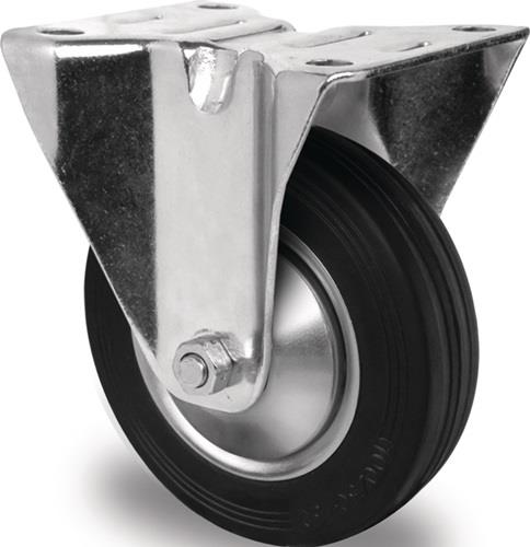 Bockrolle D.160mm Trgf.135kg VG Platte L135xB110mm PROMAT