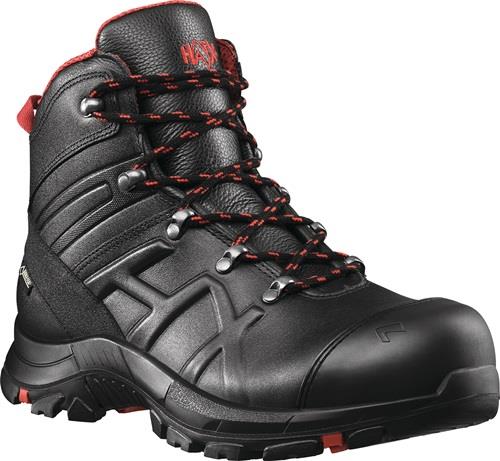 Sicherheitsstiefel BE Safety 54 Mid Gr.10 (45) schwarz/rot Leder