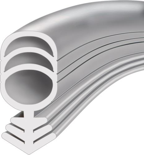Renov.-dicht.Univ.Plus L.5m B.8mm z.Einziehen TPE blk weiß ELLEN