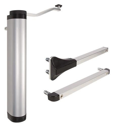 Torschließer VERTICLOSE-2 Alu.elox.silber Retrofit Öffnungsw.90/180Grad