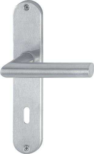 Langschildgarnitur Ams.E1400Z/302 VA F69 OB 72mm HOPPE
