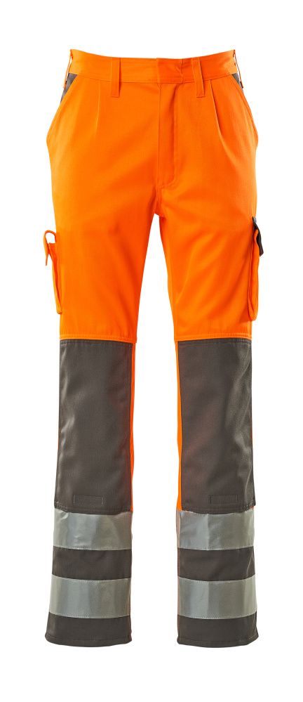 Hose mit Knietaschen SAFE COMPETE Hi-vis Orange/Anthrazit 76C54