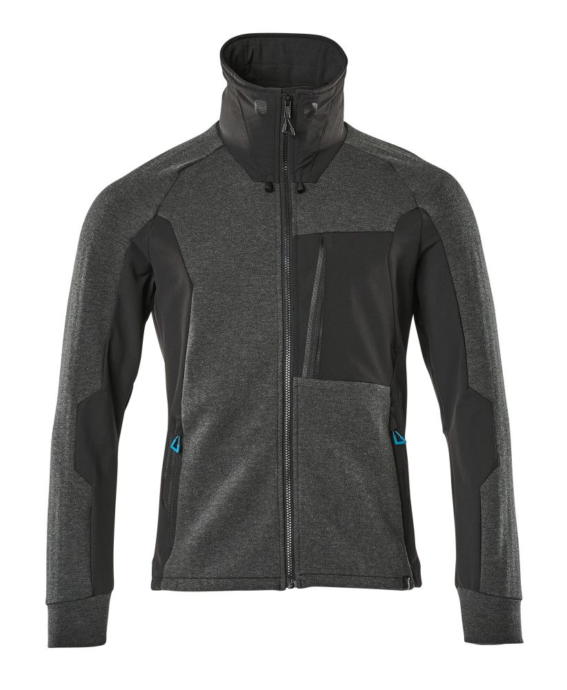 Sweatshirt mit Reißverschluss ADVANCED Schwarz L