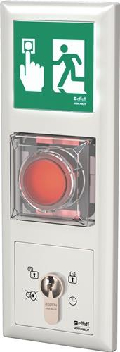 Fluchtwegsteuerung 1384 UP Steuerung integriert -5 b.+40GradC reinweiß