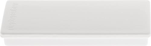 Rechteckmagnet B55xT22xS8mm weiß MAGNETOPLAN