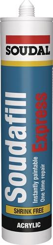 Füllspachtel SOUDAFILL EXPRESS weiß DIN 4102,Teil 4:B2 310ml SOUDAL